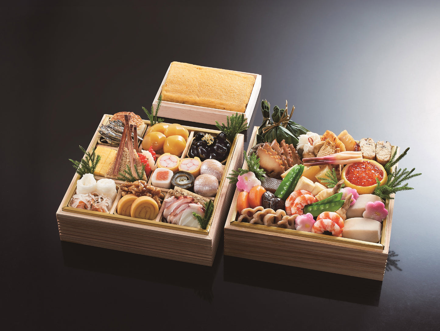謹製「おせち」二段重 福寿(ふくじゅ)※12月31日にお届け
