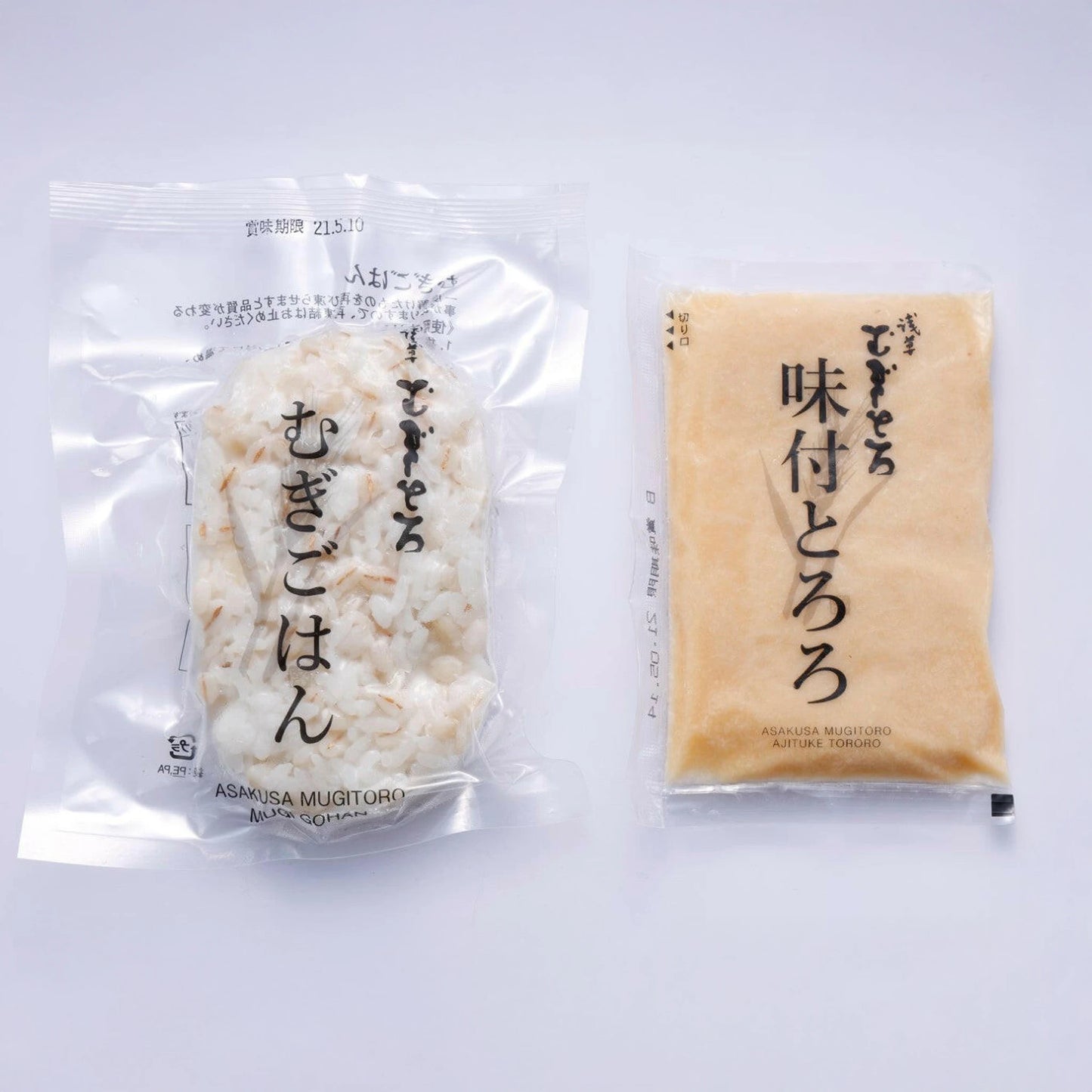 「味付とろろとむぎごはん 一食セット」