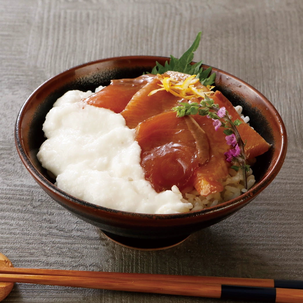 とろろ海鮮漬け丼セット(マグロ×ブリ)