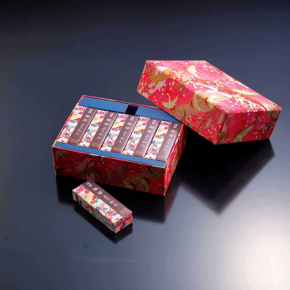 珈琲ようかん」 文庫箱 珈琲ようかん10個入り – 浅草むぎとろ