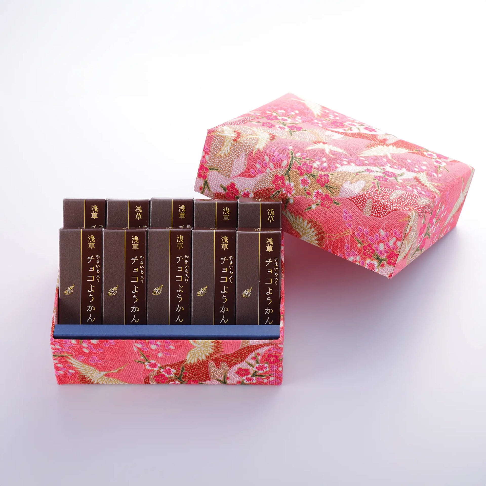 やまいも入りチョコようかん」文庫箱 チョコようかん10個入り – 浅草