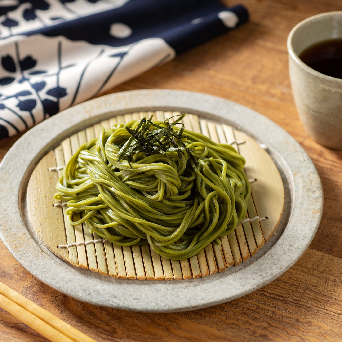 浅草むぎとろ「茶そば」バラ