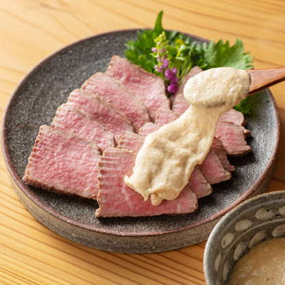 【準備中】「とろろと岩手牛ローストビーフ」