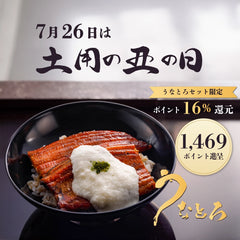 {"alt" => "”土用の丑”キャンペーン「うなとろセット」ポイント16％（1469p)還元～7/26（日）まで"}